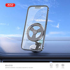 Автомобільний магнітний тримач XO C131 для телефона 360° Magsafe для iPhone 12,13,14,15, фото 3