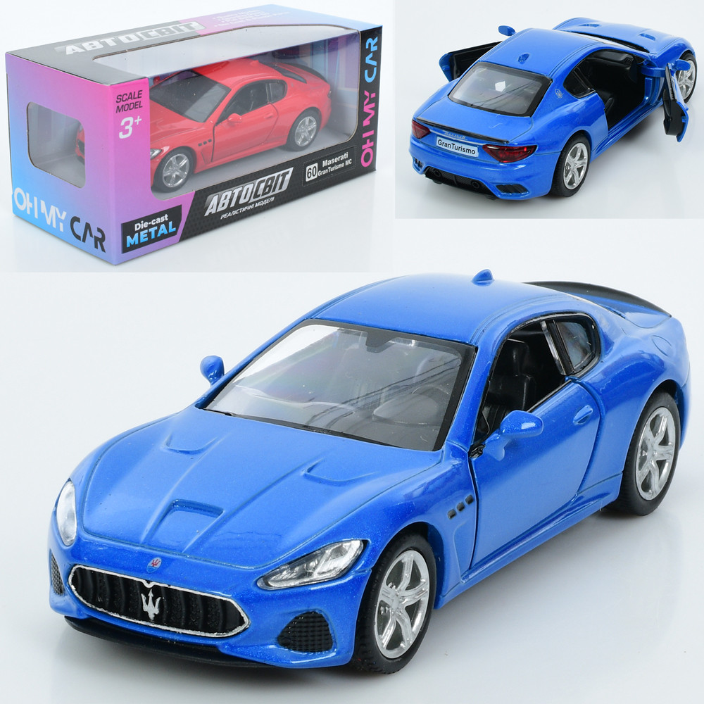 Машина металева інерційна Maserati Gran Turismo MC 2018 AS-3106, фото 1