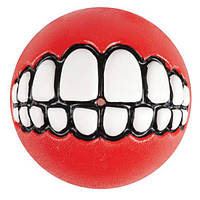 Rogz (Rogz) Grinz Ball M - Игрушка для мелких и средних пород собак красный 1 шт