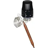 Термоголовка з виносним датчиком М30х1,5 20-60*С (біла/чорна) Rossini, фото 2