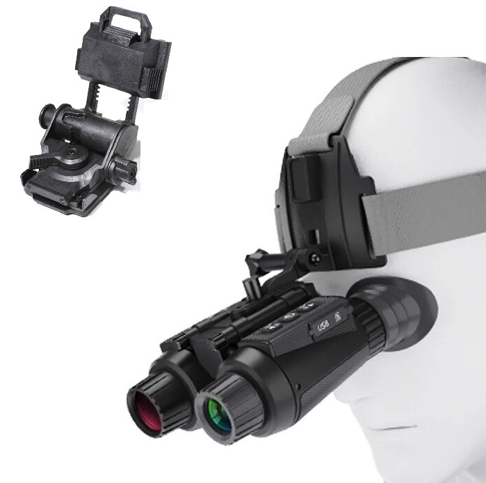 Бінокль нічного бачення NV8300 Super Light HD 4K (до 500м) + кріплення FMA L4G24 на шолом + карта 64Гб