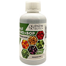"Гумат калію + Бор" (200 мл) для овочів, квітів, газону та плодово-ягідних культур, від Enzim, Україна