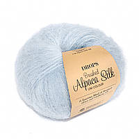 Пряжа DROPS Brushed Alpaca Silk 14 Светло-голубой