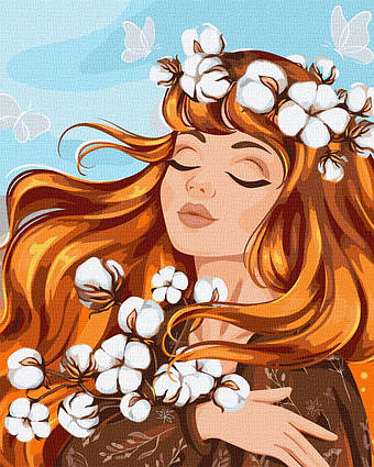 Картина за номерами "Вогняна ніжність" 40х50см