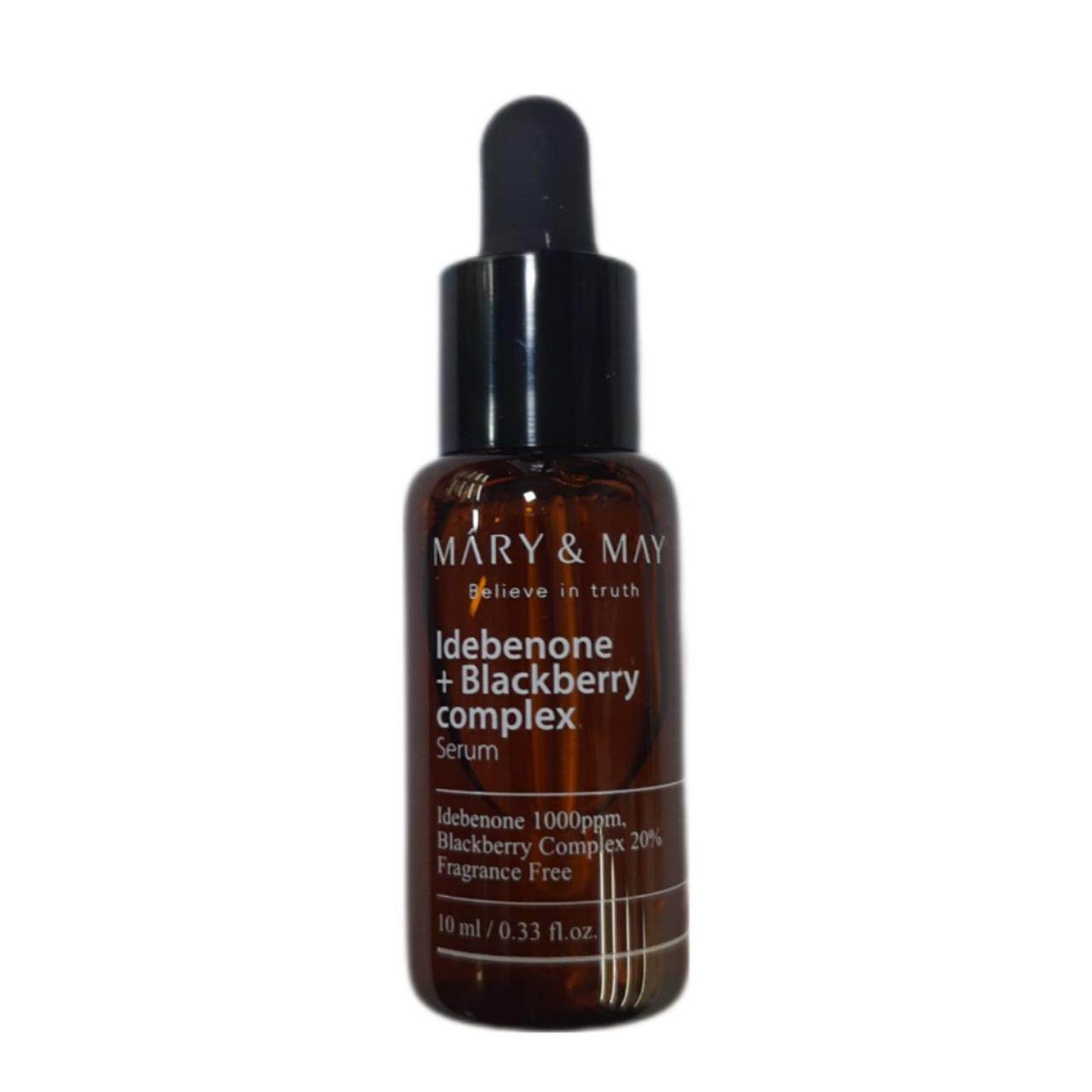 Сироватка з Ідебеноном Mary&May Idebenone + Blackberry Complex Serum 10 мл