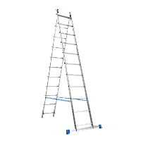 Лестница алюминиевая двухсекционная 2х11 (4.49 м)