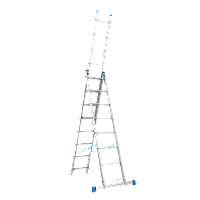 Лестница алюминиевая трехсекционная 3х8 (4.49 м)