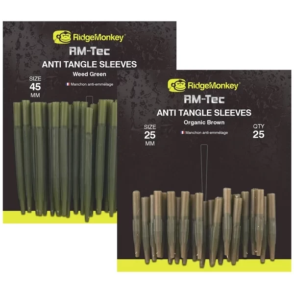 Протизакручувач Ridge Monkey Anti Tangle Sleeves Brown 45mm