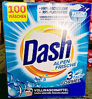 Dash Alpine Fresh стиральный порошок универсальный 100 стирок 6 kg