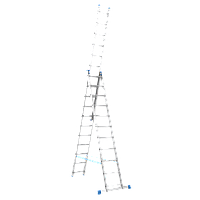 Лестница алюминиевая трехсекционная Меткас 3х11 (6.16 м)