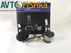 Світлодіодна Автолампа LED H3 12 V-24 V S1 6500 K 4000L 18W 360° радіатор