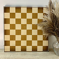 Классическая шахматная доска в цвете омбре с супер-глянцевым покрытием премиум качества.Ручная работа