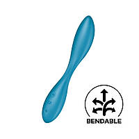 Универсальный вибратор Satisfyer G-Spot Flex 1, гибкий ствол с фиксацией положения - KissShopping -
