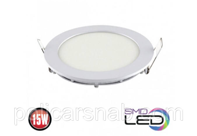 Универсальная потолочная белая круглая LED панель подсветка матовая ...