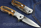 Ніж складний інерційний Boker, фліпер, дерево, (гвинти на фіксаторі), фото 4