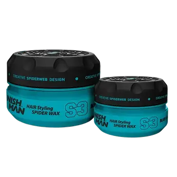 Віск-павутинка для волосся Nishman Spider Wax BlueWeb S3 150мл