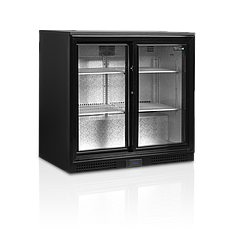 Холодильна шафа настільна Tefcold DB201S (+2 C...+10 С), скло, фото 2