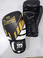 Перчатки боксерские Matsa MA-7757 р 8 черный юниор