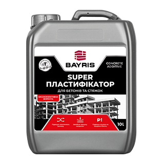 Пластифікатор для бетонів та стяжок SUPER 1л