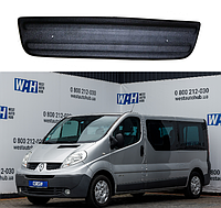 Зимняя заглушка на решетку бампера матовая Renault Trafic 2006-2014 (бампер низ)