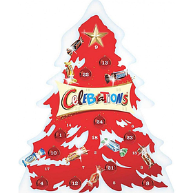 Адвент-календар Celebrations Advent Calendar Christmas 215g