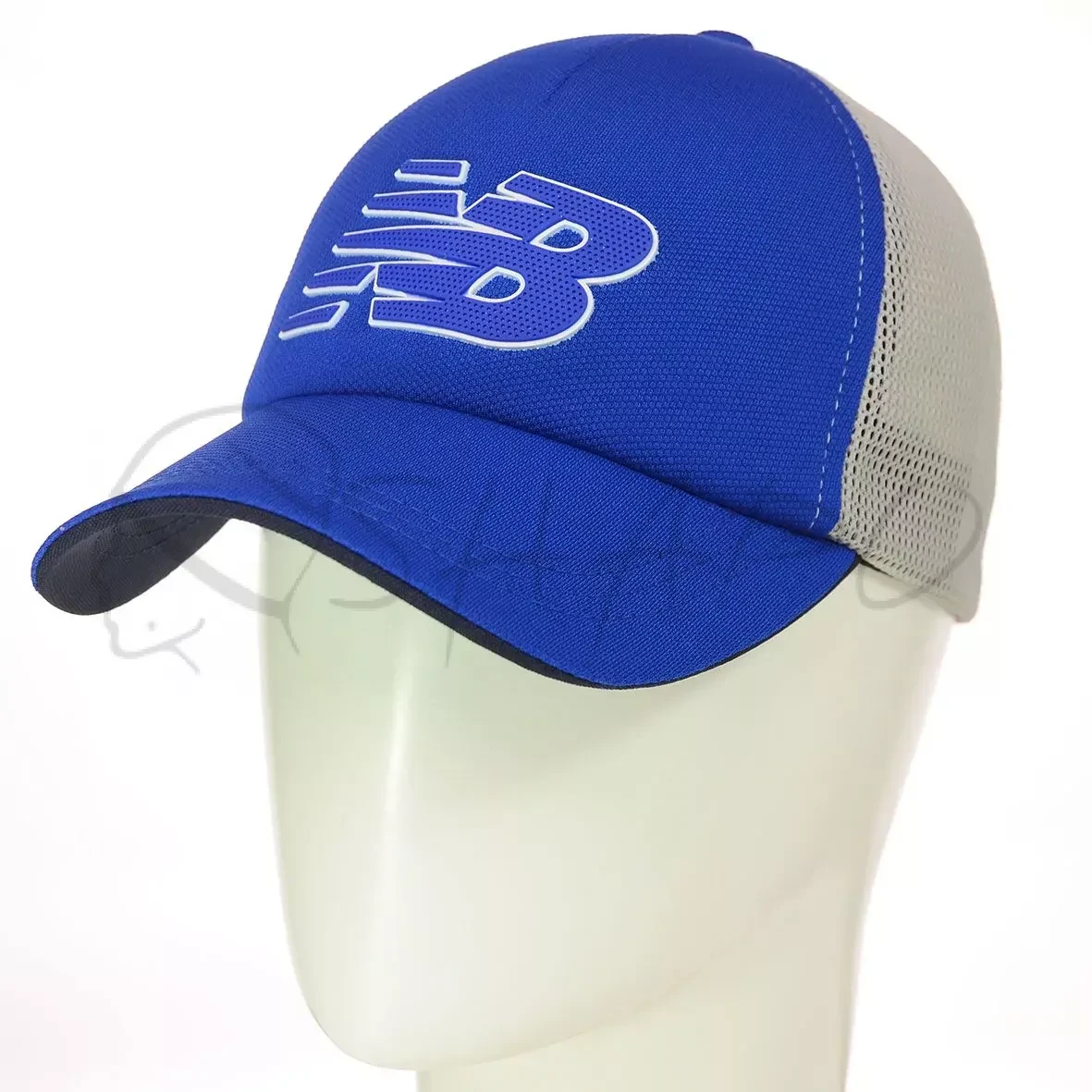 Бейсболка сетка кепка кукуруза с резиновым брендовым логотипом на липучке New Balance BSH19763 Бордо-серый - фото 10 - id-p1329079853