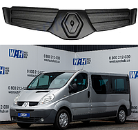 Зимняя заглушка на решетку радиатора матовая Renault Trafic 2006-2015 (решетка)