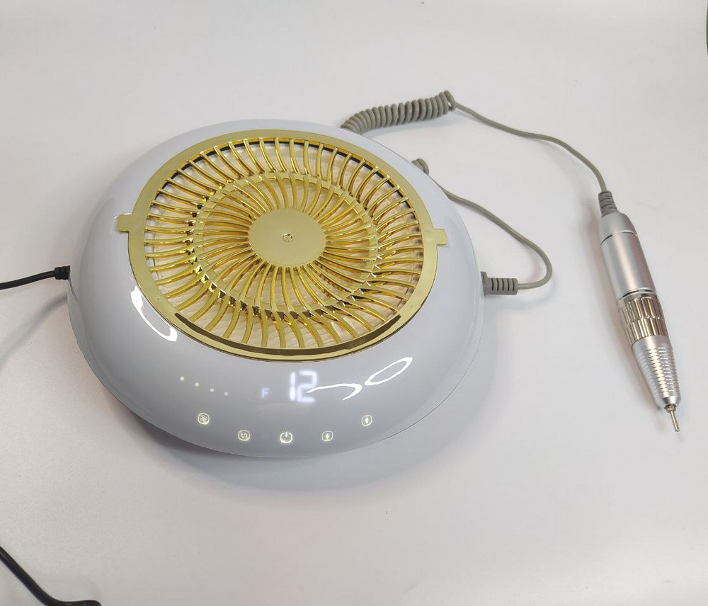 Фрезер для манікюру JMD 803 Pro 60 Вт 35 000 об/хв з витяжкою Сірий, фото 1