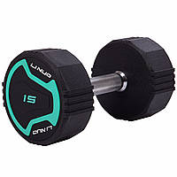 Гантель суцільна професійна (1 шт) LI NUO TA-3614-15 1 шт 15 кг