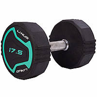 Гантель суцільна професійна (1 шт) LI NUO TA-3614-17_5 1 шт 17.5 кг