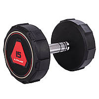 Гантель суцільна професійна (1 шт) LI NUO TA-3618-15 1 шт 15 кг