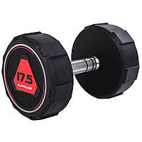 Гантель суцільна професійна (1 шт) LI NUO TA-3618-17_5 1 шт 17.5 кг