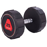 Гантель суцільна професійна (1 шт) LI NUO TA-3618-25 1 шт 25 кг