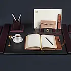 Щоденник шкіряний "Князь Володимир" Коричневий А5 формату, фото 7
