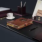 Щоденник шкіряний "Князь Володимир" Коричневий А5 формату, фото 6