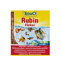 Корм для яскравого фарбування акваріумних риб Tetra Rubin Flakes (пластівці), 250мл. (З дозатором). TETRA 766396