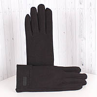 Перчатки женские черные текстильные D270-1T демисезонные XS/6"/16 см.