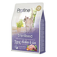 Сухой корм для взрослых стерилизованных котов Profine Cat Sterilised с курицей и рисом 2 кг ( TN, код: 7568159