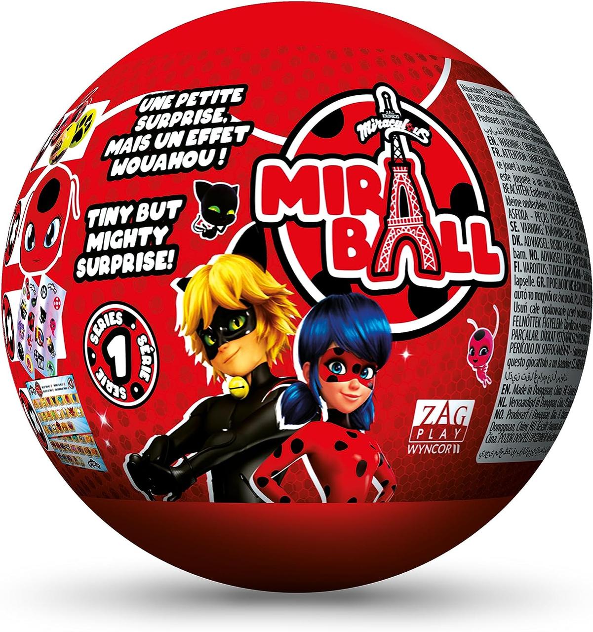 Ігровий набір сюрприз Леді баг і Суперкіт Miraculous Ladybug Miraball M14030