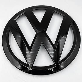 Емблема перед, значок решітки радіатора VW (Фольсваген) 180 мм Transporter T6 Чорний глянець (7E0 853 601G)