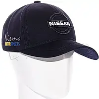 Бейсболка автомобильная кепка с регулировкой из плотного коттона Nissan BTH20678 Темно-синий