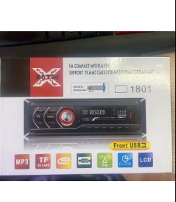 Автомагнітола 1DIN MP3 1801 RGB (, фото 1