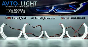 Ангельські очі BMW Crystal Led 106мм DTM Style (Комплект2шт)