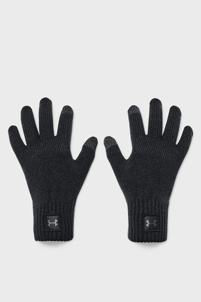 Чоловічі чорні рукавички UA Halftime Gloves Under Armour ,L/XL, 1373157-001