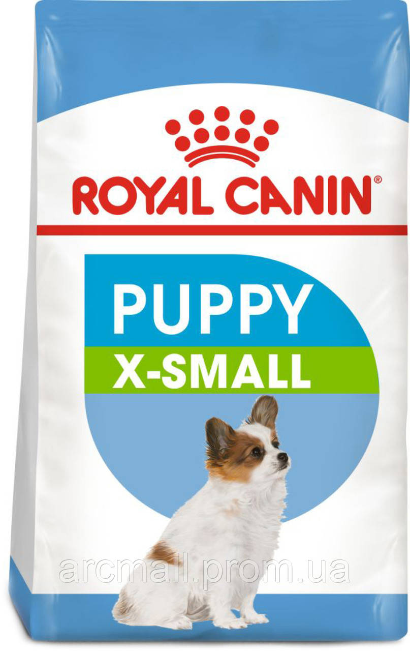 Сухой корм для собак Royal Canin X-Small Puppy мелких пород весом до 4 кг до 10 месяцев 500 г AM, код: 7581517 - фото 1 - id-p1999488084