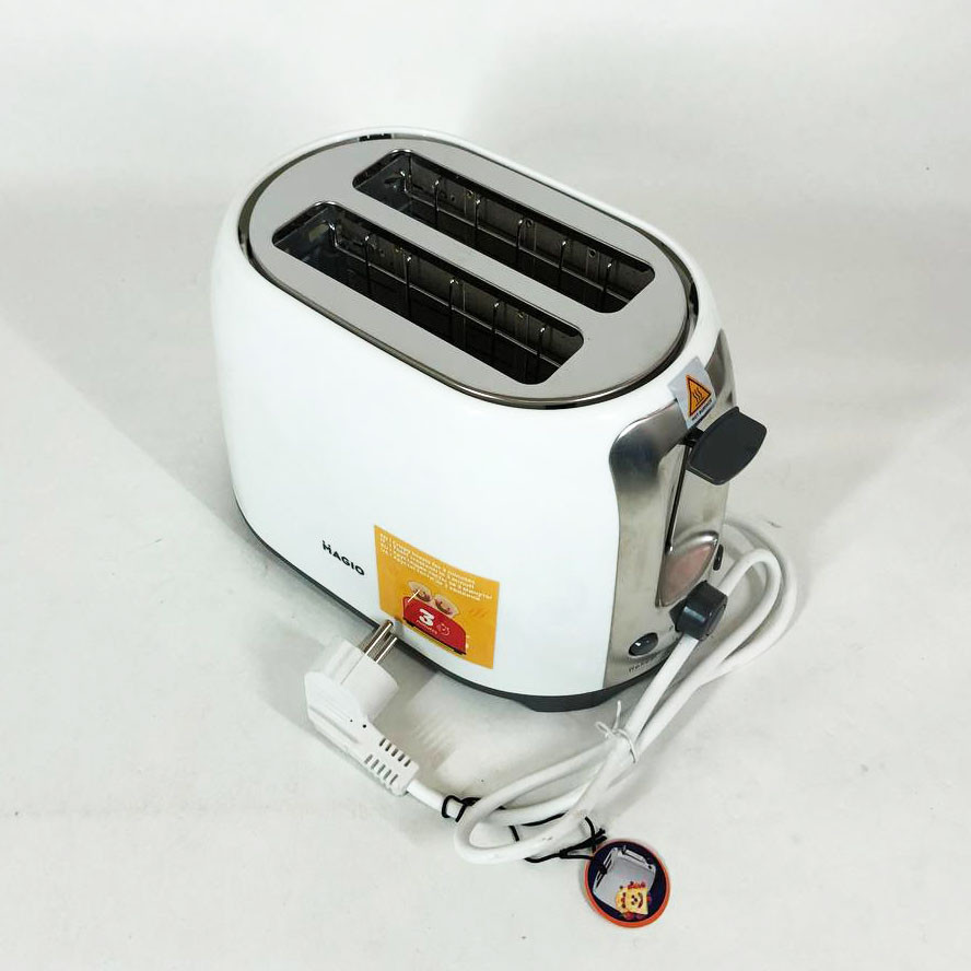 Тостер MAGIO MG-272W, тостер кухонний, тостери для дому, тостерниця, сендвіч-тостери. Колір: білий, фото 1