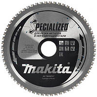 Диск пильный по металлу 185х30 мм 64T Makita Specialized для резки металла из нержавеющей стали