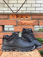 Мужские зимние ботинки E-series кожаные черные 42 (27,5 см)