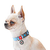 Нашийник для собак з відновленої бавовни WAUDOG Re-cotton з Світловідбивний пластиковий ф SC, код: 7564865, фото 3