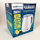 Електрочайник SeaBreeze SB-017 / 1,8 Л / стильний електричний чайник, чайник електро, фото 4